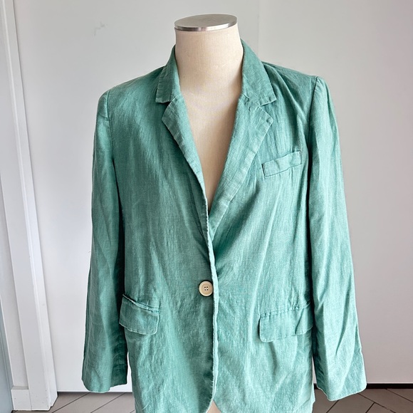 Madewell Mint Green Blazer - Picture 3 of 7